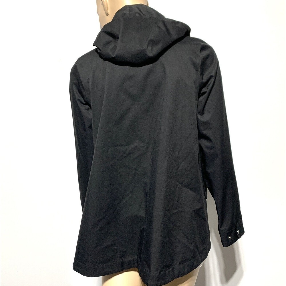 Athleta Sutro Jacket Black Size XS #657492 Hooded Zip Pockets Coated - Picture 7 of 14